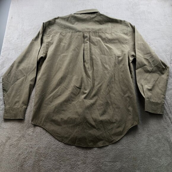 Puritan Men Shirt Large Wrinkle Resistant Long Sleeve Button Down Plaid Classic - Picture 12 of 12